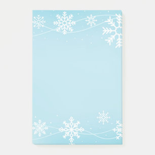 Post-it® Les flocons de neige post-notes-vacances
