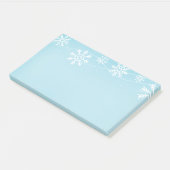 Post-it® Les flocons de neige post-notes-vacances (Incliné)
