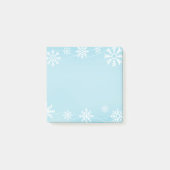 Post-it® Les flocons de neige post-notes-vacances (Devant)