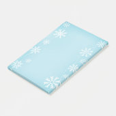 Post-it® Les flocons de neige post-notes-vacances (Incliné)