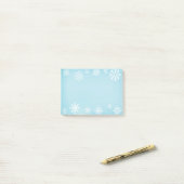 Post-it® Les flocons de neige post-notes-vacances (Sur un bureau)