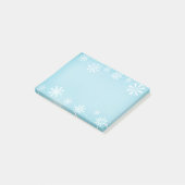 Post-it® Les flocons de neige post-notes-vacances (Incliné)