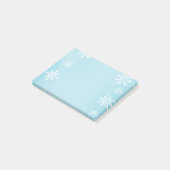 Post-it® Les flocons de neige post-notes-vacances (Incliné)