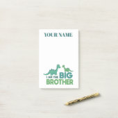 Post-it® Les garçons personnalisés nomment le grand frère d (Sur un bureau)