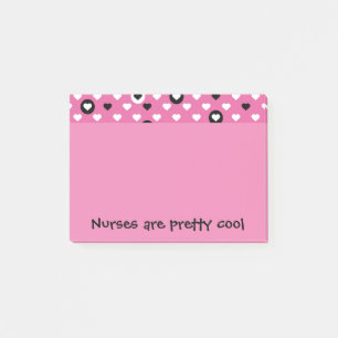 Post-it® Les infirmières sont de très beaux coeurs cool