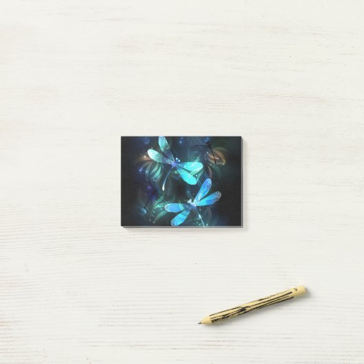 Post-it® Les libellules du lac (Sur un bureau)