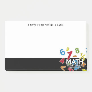 Post-it® Les Mathématiques La Seule Matière Qui Compte
