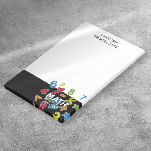 Post-it® Les Maths amusantes Le Seul Sujet Qui Compte