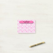 Post-it® Les maths roses de professeurs usinent des notes (Sur un bureau)