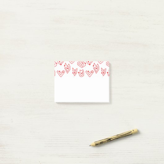 Post-it® Les Mazes de Valentine (Sur un bureau)