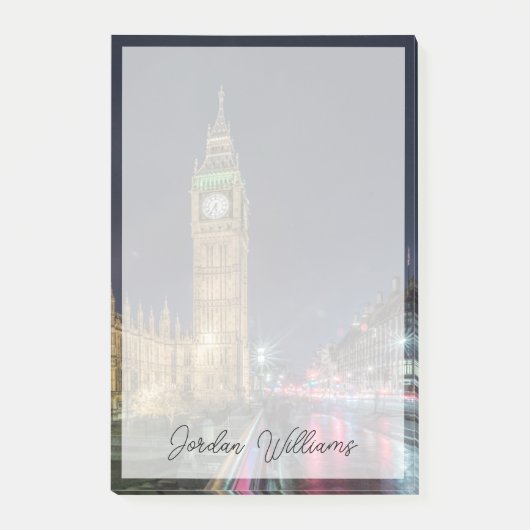 Post-it® Les monuments | Big Ben la nuit (Devant)