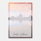 Post-it® Les monuments | Coucher de soleil de Taj Mahal (Devant)