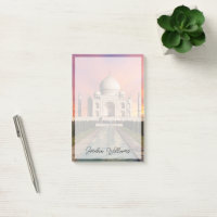 Les monuments | Vue colorée du Taj Mahal