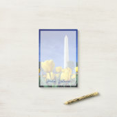 Post-it® Les monuments | Washington Monument au printemps (Sur un bureau)
