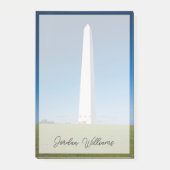 Post-it® Les monuments | Washington Monument avec drapeaux (Devant)
