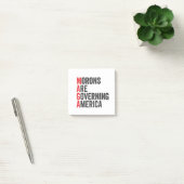 Post-it® Les morons dirigent l'Amérique 4 juillet (Bureau)