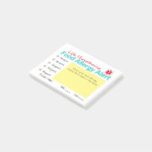Post-it® Les notes collantes d'allergie - entrez votre (Incliné)