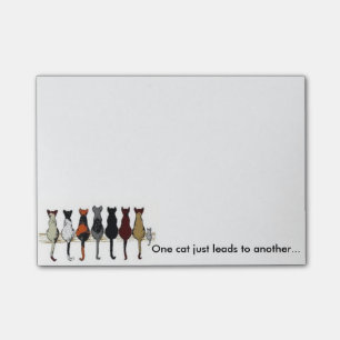 Post-it® Les notes "un chat mène juste à des autres "