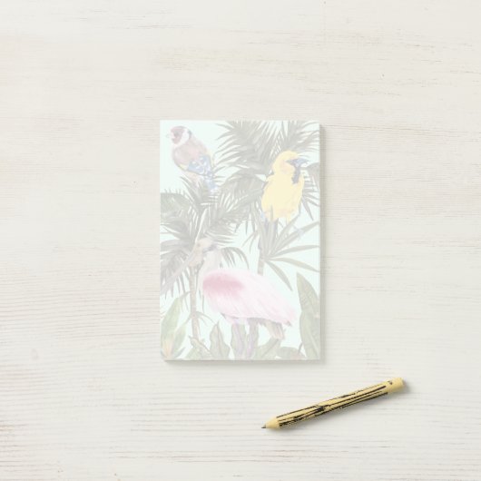 Post-it® Les oiseaux au paradis (Sur un bureau)