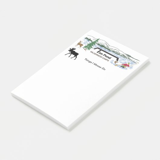 Post-it® Les orignaux des choses I font (Incliné)