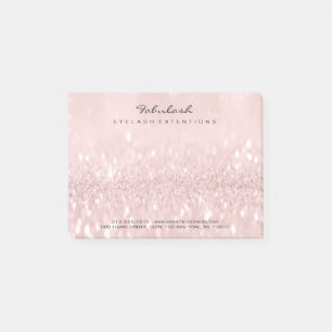 Post-it® Les parties scintillantes rougissent le rose nomm
