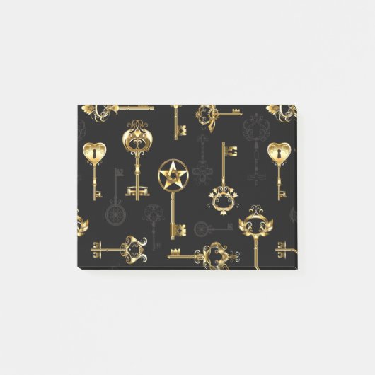 Post-it® Les Patters de Seamless avec Golden Keys (Devant)