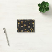 Post-it® Les Patters de Seamless avec Golden Keys (Bureau)