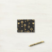 Post-it® Les Patters de Seamless avec Golden Keys (Sur un bureau)