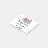Post-it® les petits gâteaux me rendent heureux (Incliné)
