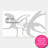 Post-it® Les Plongeurs : Noir et Blanc Abstrait