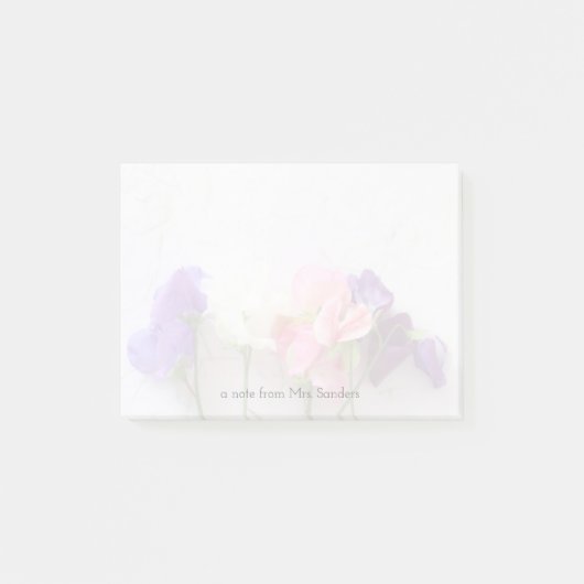 Post-it® Les pois doux frais disparaissent (Devant)
