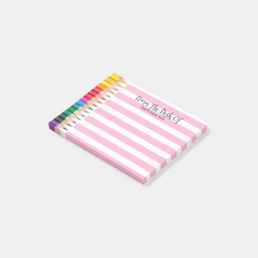 Post-it® Les professeurs crayonnent rayé pour faire (Incliné)