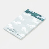 Post-it® Les rangées du motif | de poulpe ajoutent votre (Incliné)