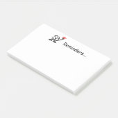 Post-it® Les rappels n'oublient pas (Incliné)