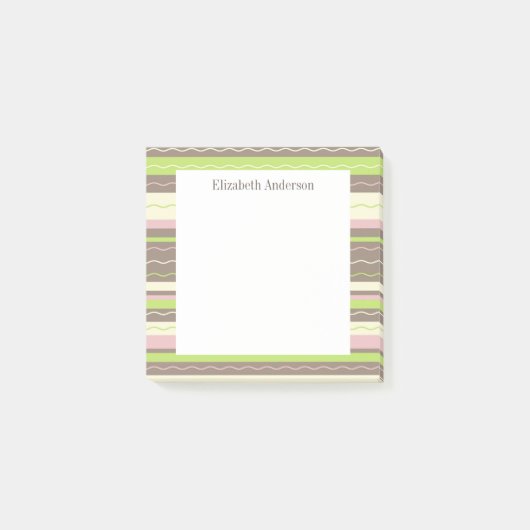 Post-it® Les rayures modernes (Devant)