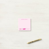 Post-it® Les requins roses adorent les enfants (Sur un bureau)