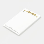 Post-it® Les saxophones en laiton personnalisent (Incliné)