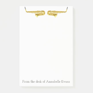 Post-it® Les saxophones en laiton personnalisent