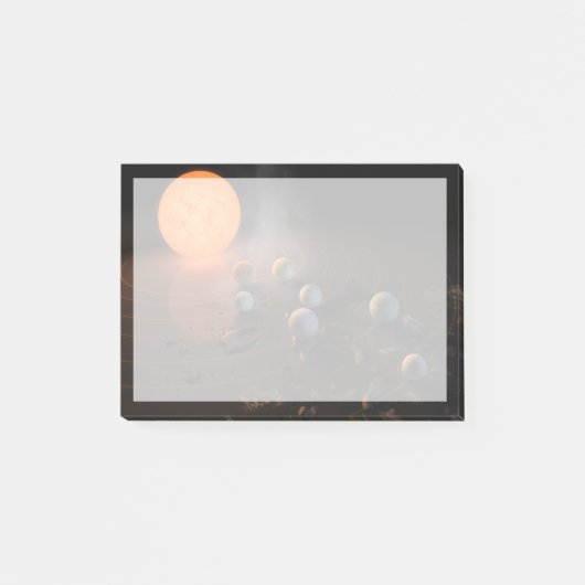Post-it® Les Sept Planètes De Trappist-1 En Orbite Autour D (Devant)