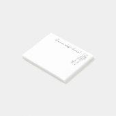 Post-it® « Les temps sont durs - Habillez-vous ! » (Incliné)