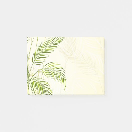 Post-it® Les tiges de bambou et le feuille, tout en surimpr (Devant)