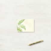 Post-it® Les tiges de bambou et le feuille, tout en surimpr (Sur un bureau)