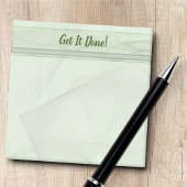 Post-it® Les tons de l'Arrière - plan géométrique vert Past