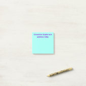 Post-it® Les types créatifs sont rarement Tidy (Sur un bureau)