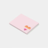 Post-it® Lesbian Flag Heart Post It Notes (Incliné)