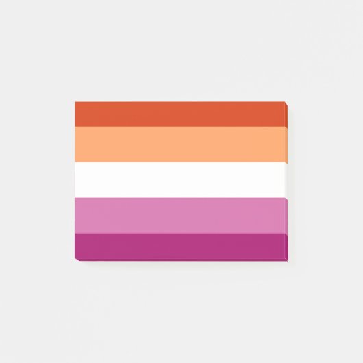 Post-it® Lesbian Pride Flag LGBTQ (Devant)