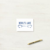 Post-it® L'Escalade du lac Devil (Sur un bureau)