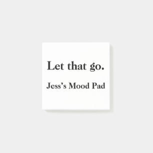 Post-it® Let Go - Drôle santé mentale Custom Therapy Sticky