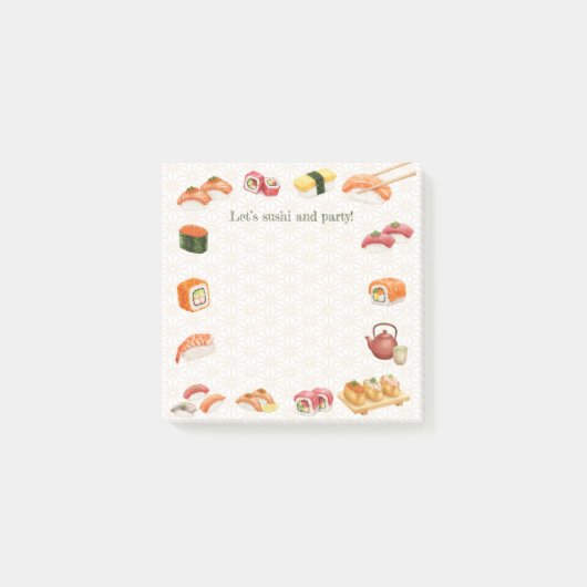 Post-it® Let’s sushi and party! (Devant)