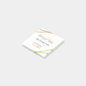 Post-it® Let's get ugly Christmas ugly sweater Partyorange  (Incliné)